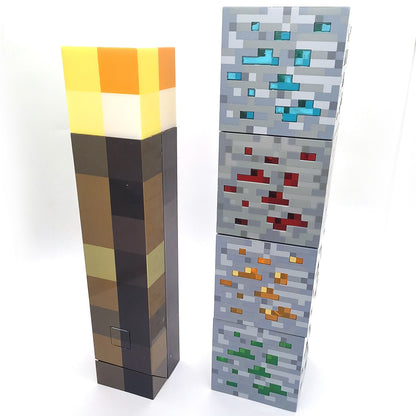Minecraft Torch Lamp LED Multicolor